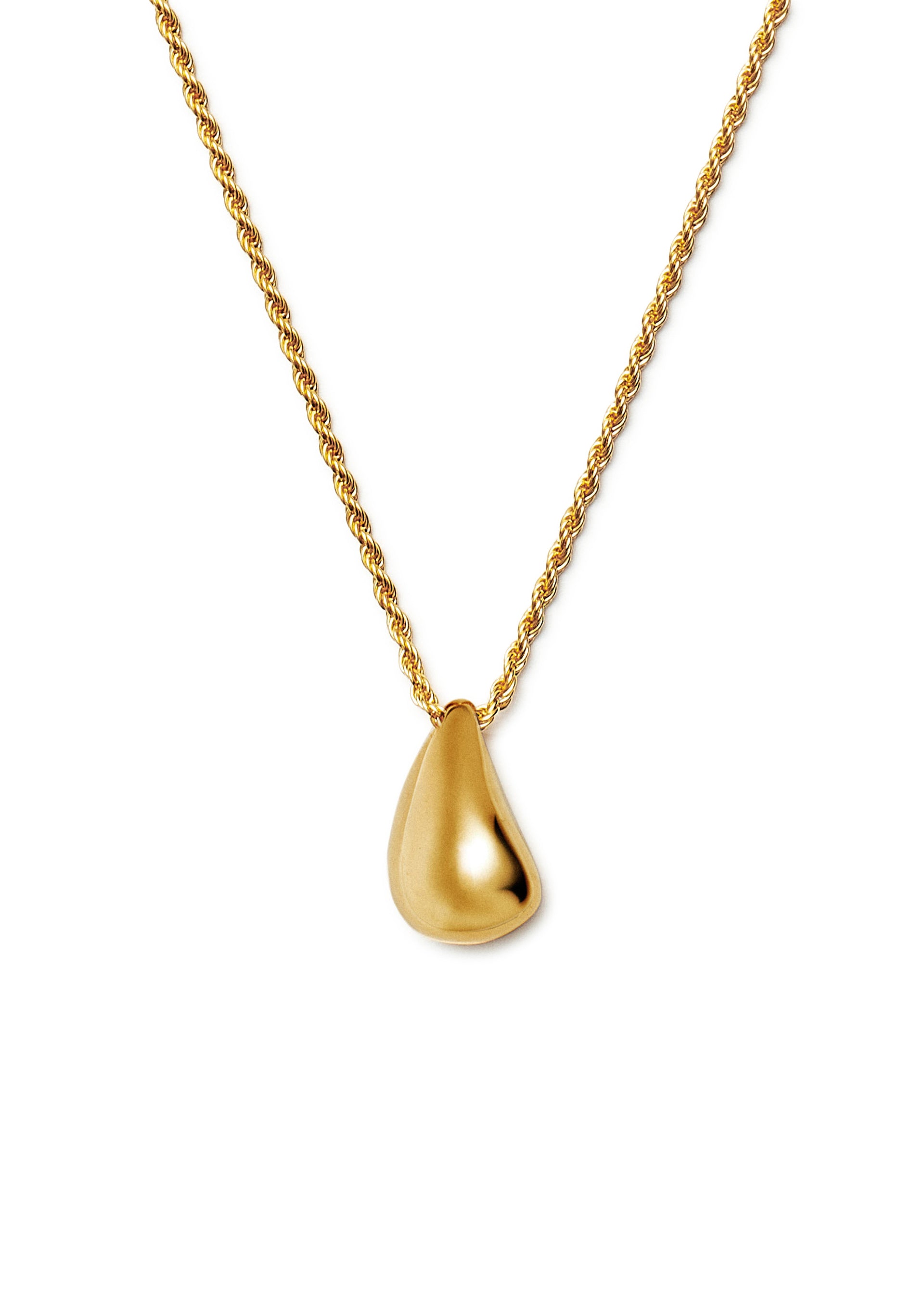 Savi Droplet 18kt gold-plated necklace