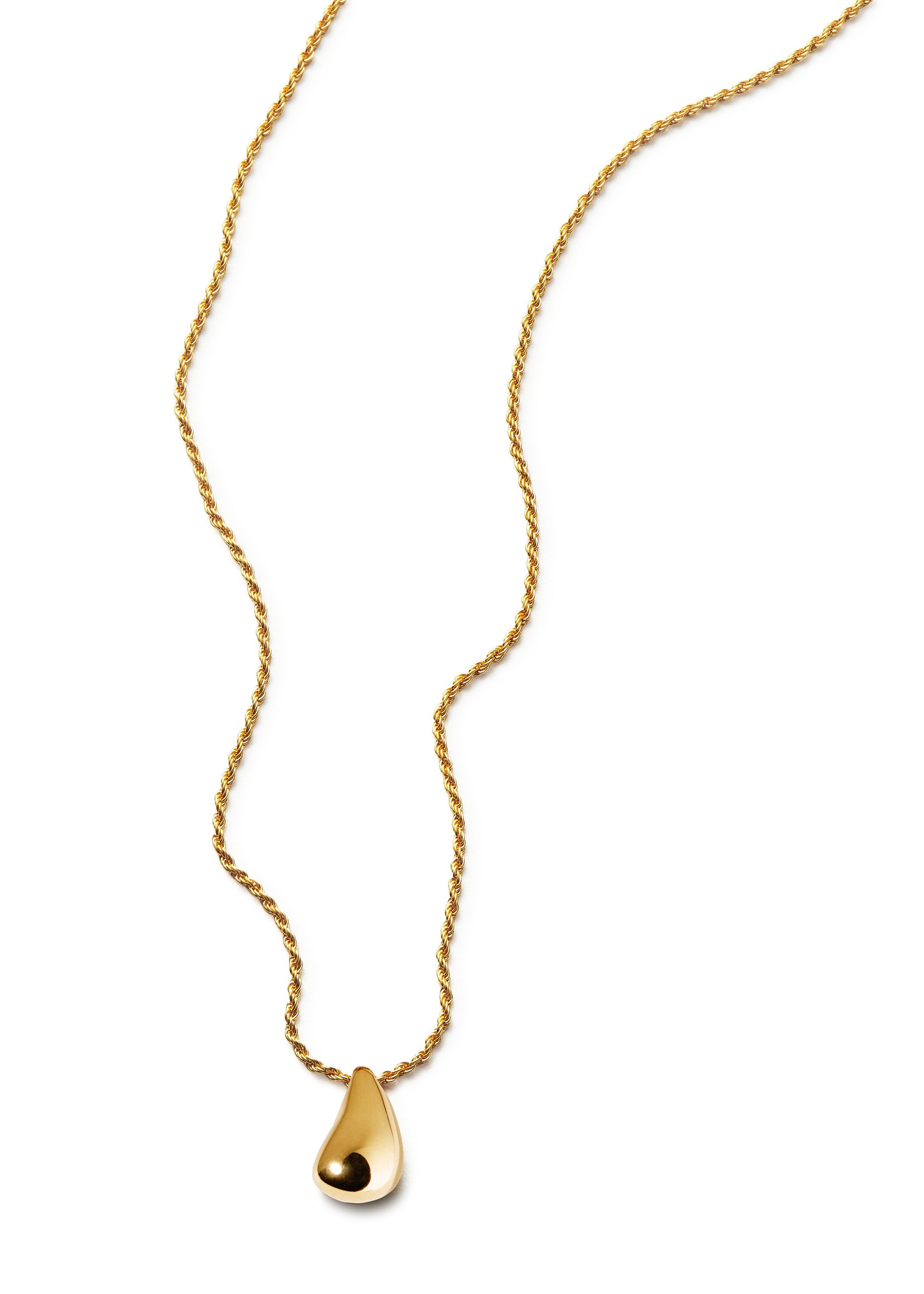 Savi Droplet 18kt gold-plated necklace