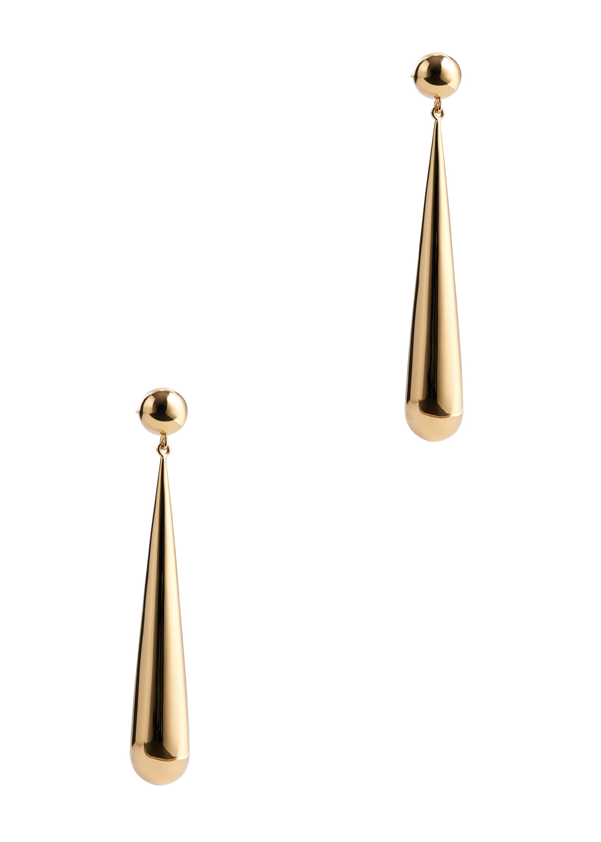 The Louise 18kt gold-plated drop earrings