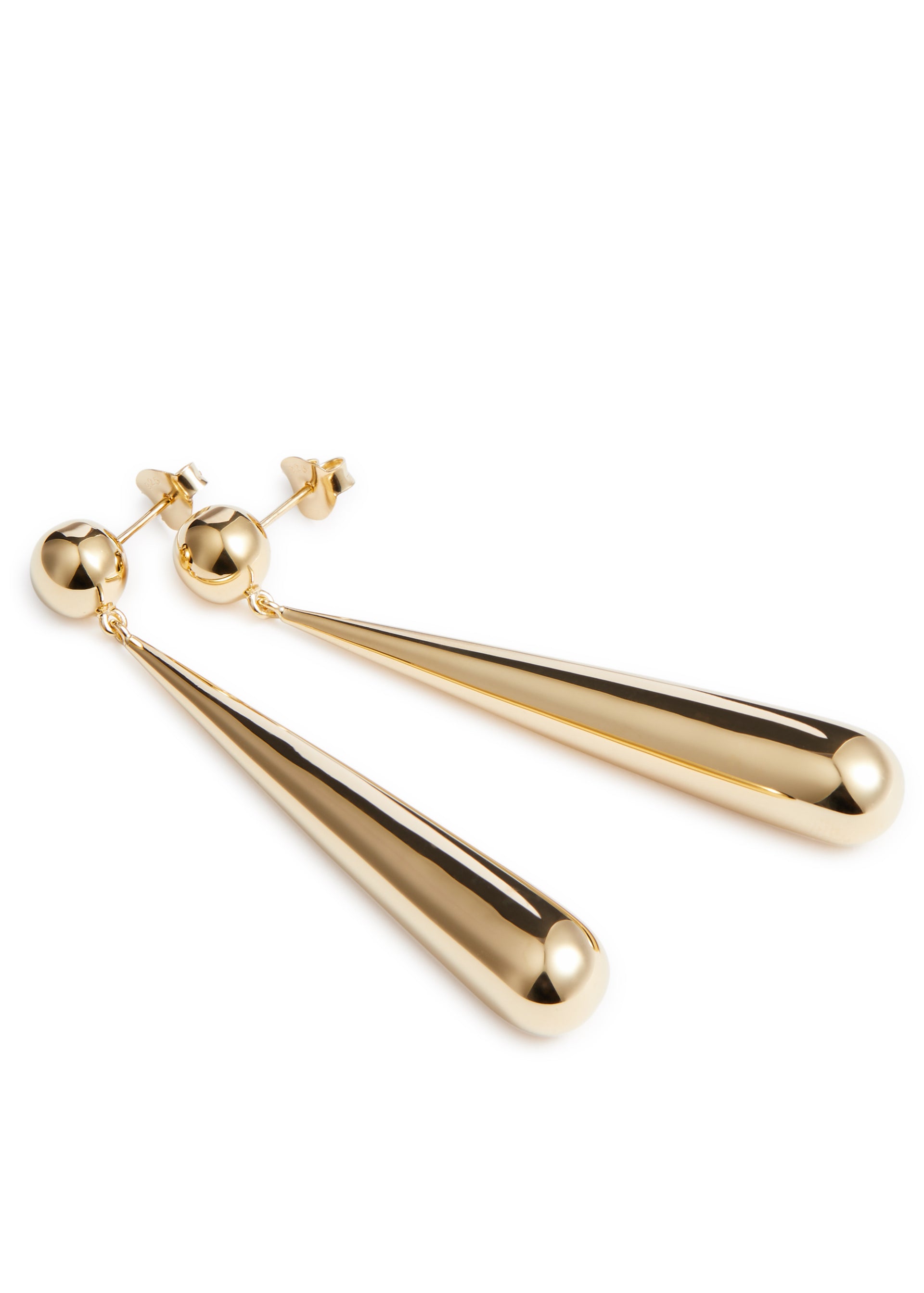 The Louise 18kt gold-plated drop earrings