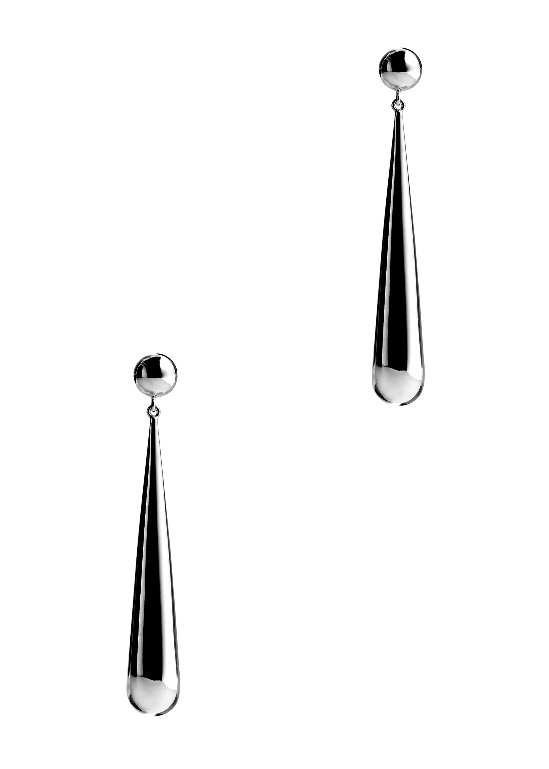 The Louise sterling silver drop earrings