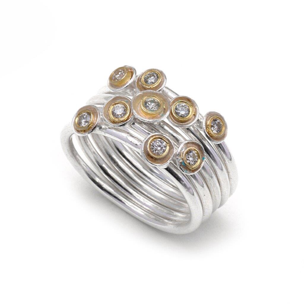 silver-cluster-rings-with-diamonds