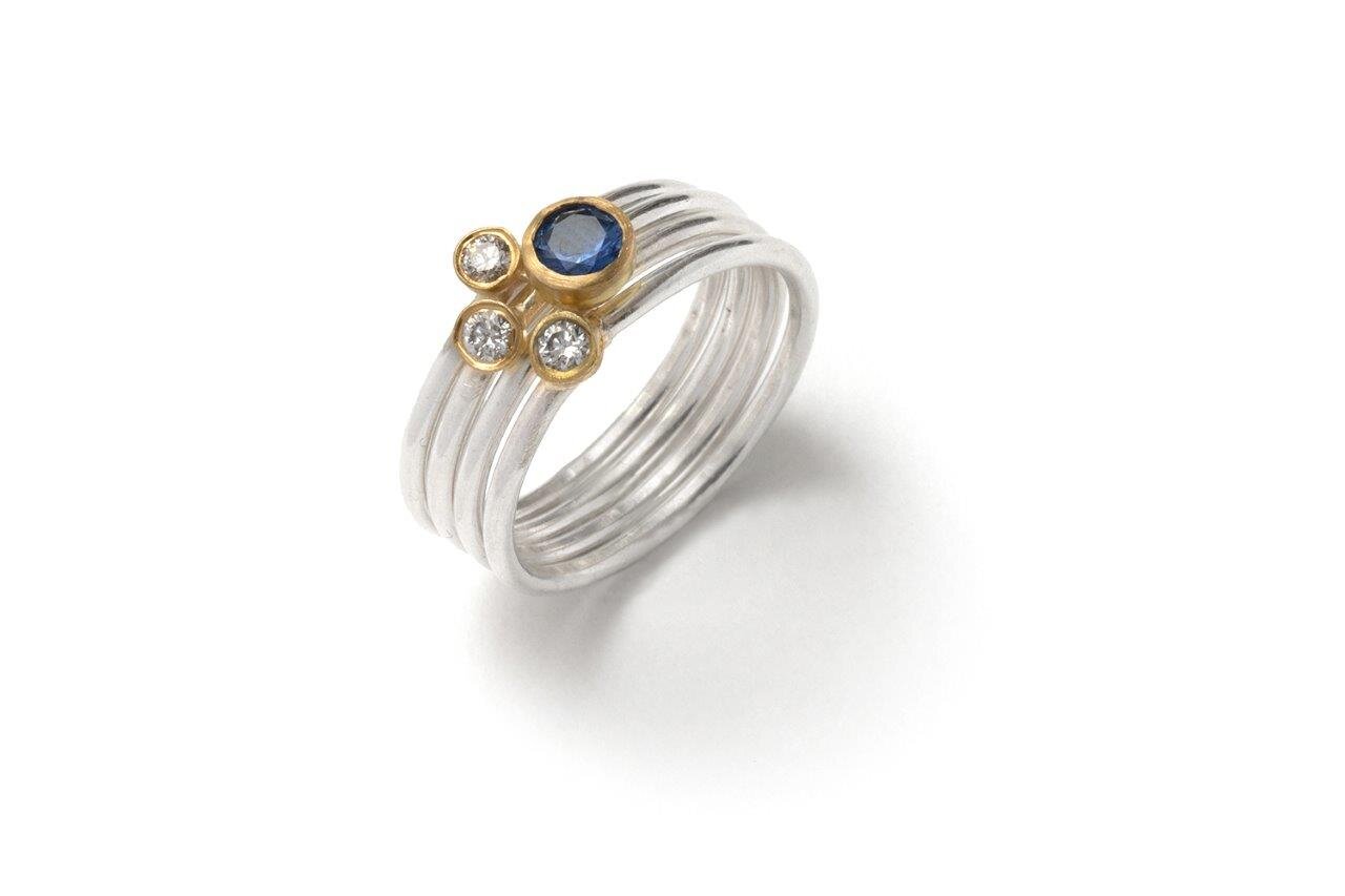 silver-stack-ring-with-sapphire-and-diamonds