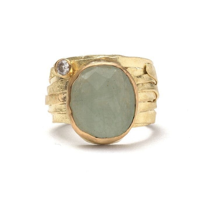 gold-wrap-ring-with-aquamarine-side-diamond