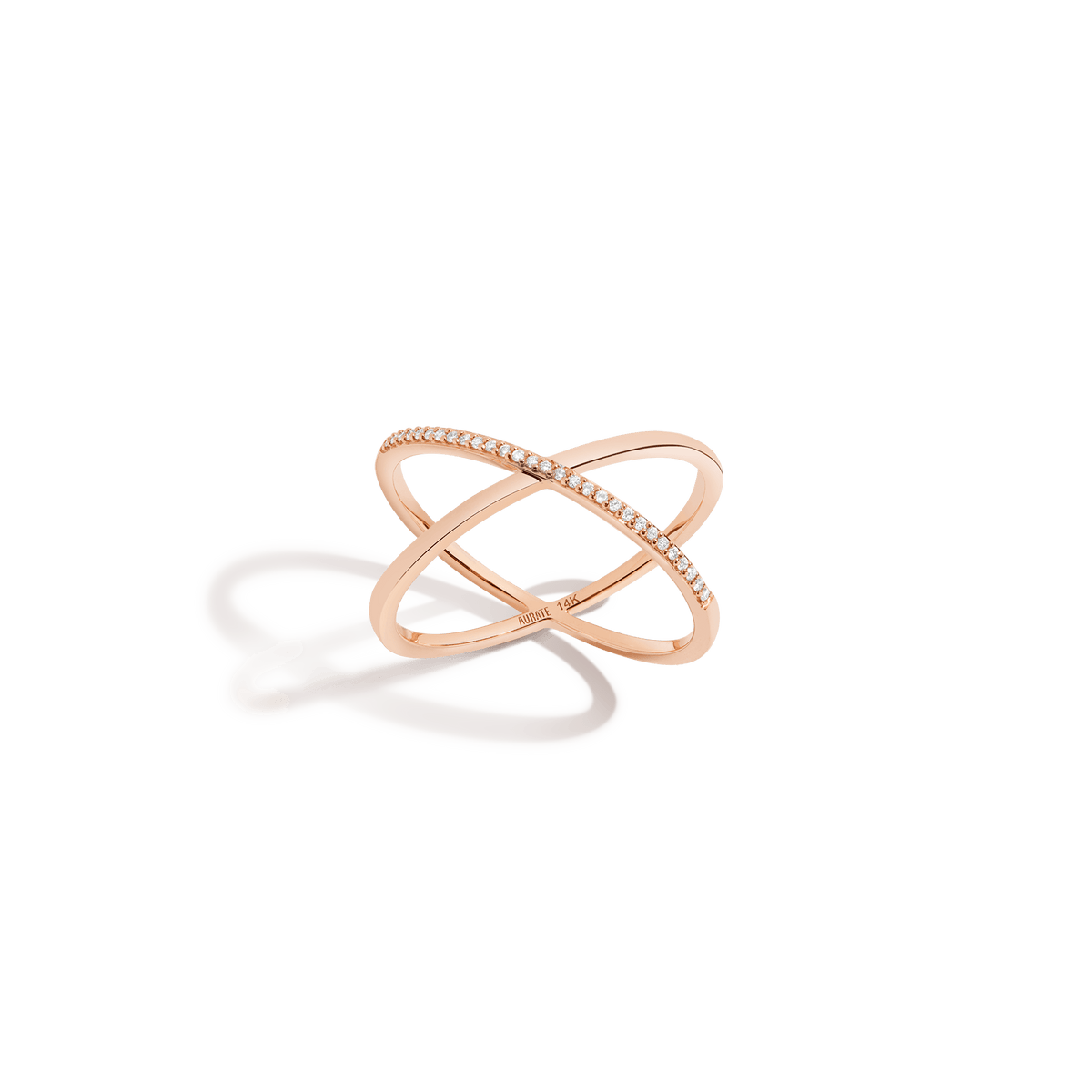 petite-half-diamond-x-ring-in-14k-rose-gold-aurate