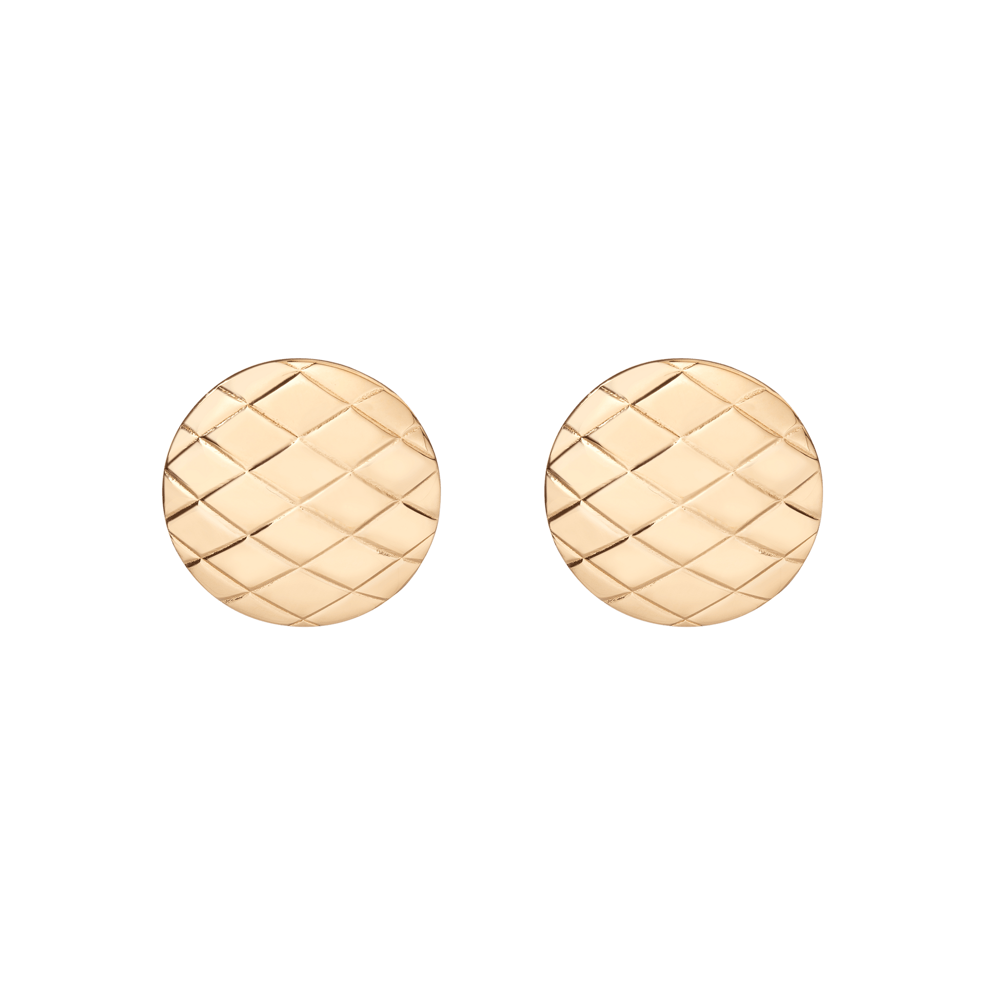 quilted-gold-button-earrings-in-18k-yellow-gold-aurate