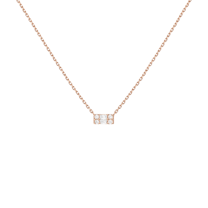 baguette-lab-grown-diamond-illusion-necklace-in-18k-rose-gold-aurate