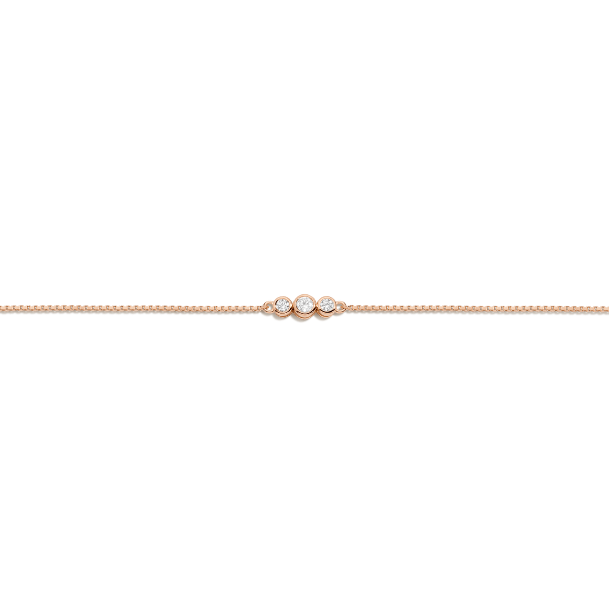 mini-graduated-lab-grown-diamond-bezel-bracelet-in-14k-rose-gold-aurate