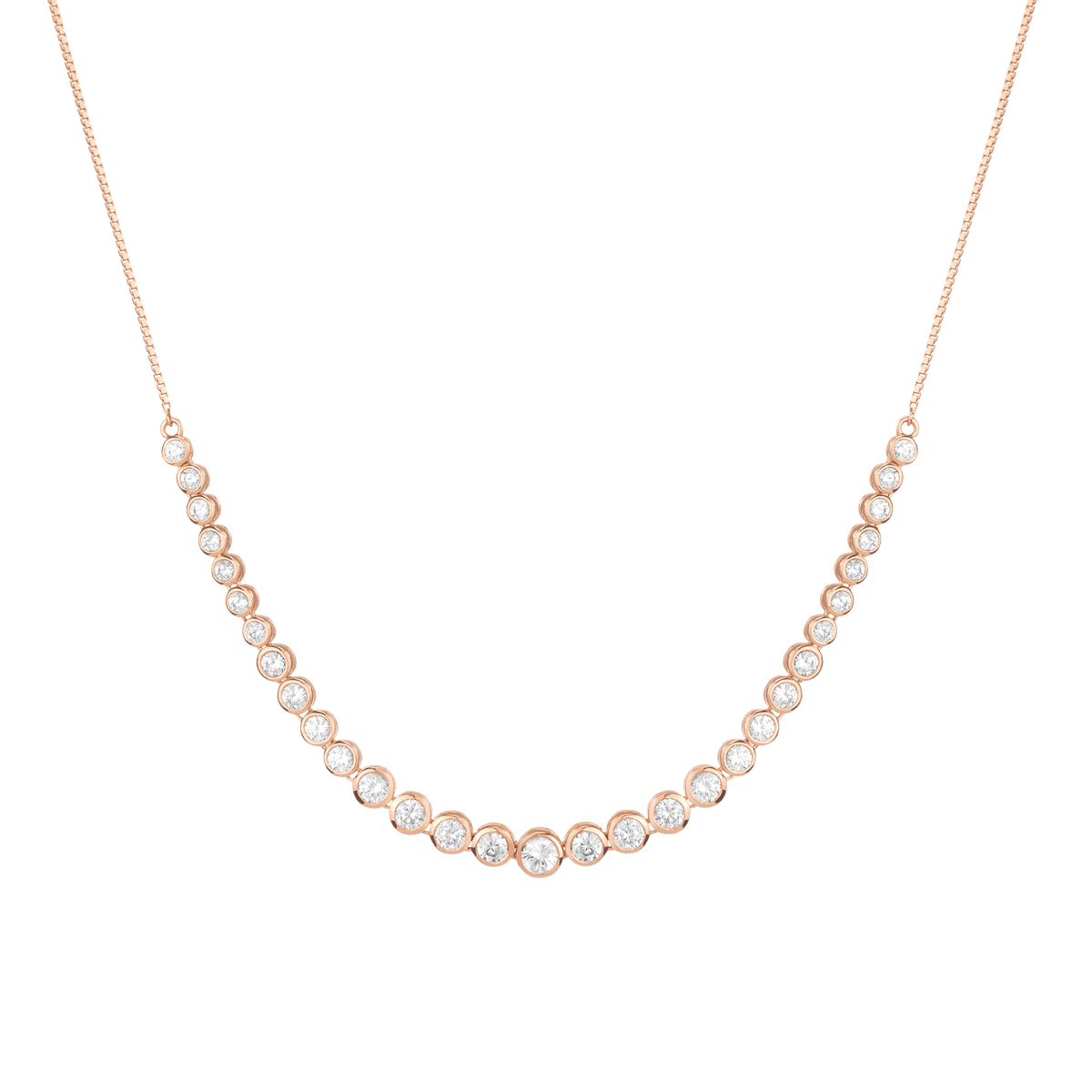 graduated-lab-grown-diamond-bezel-necklace-in-14k-rose-gold-aurate