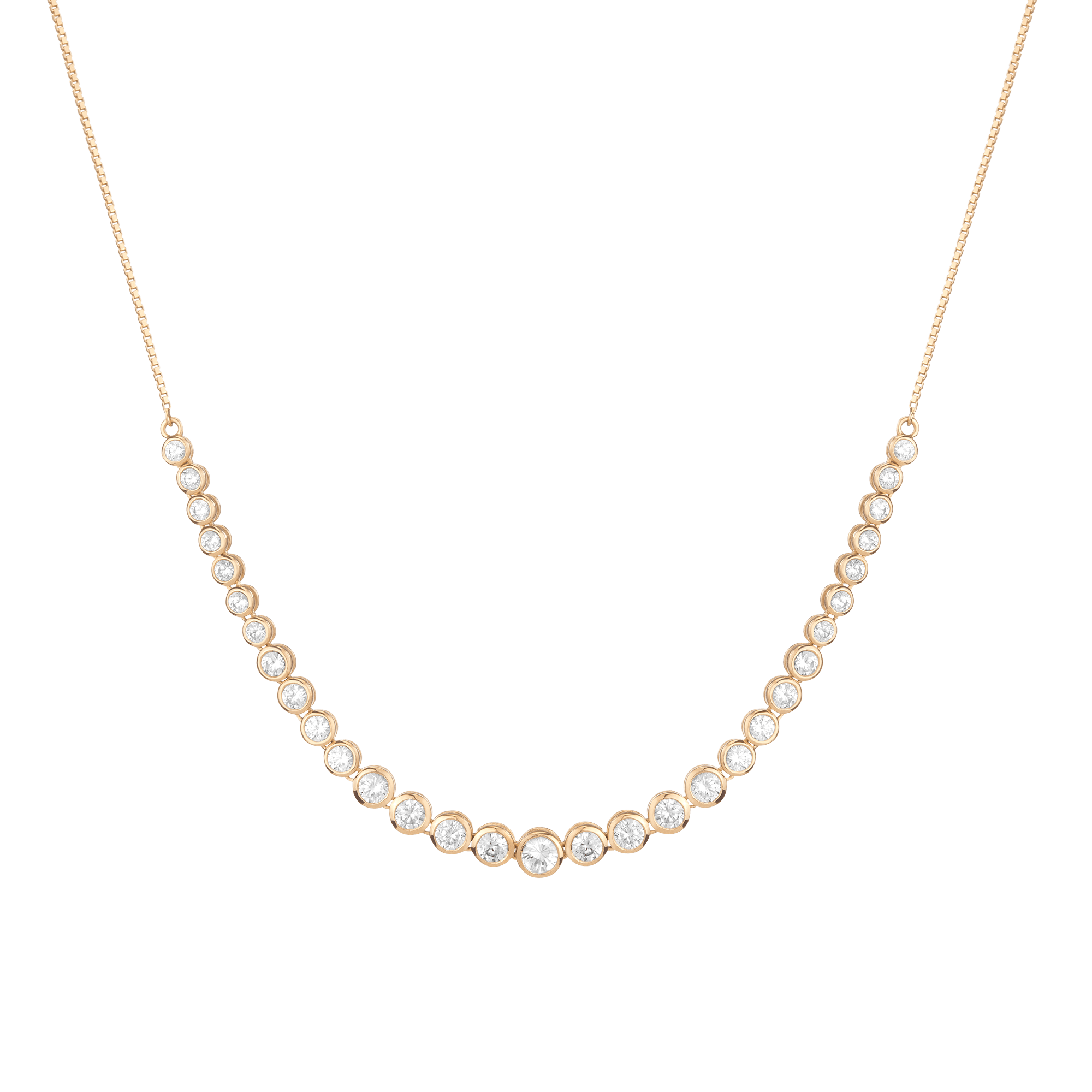 graduated-lab-grown-diamond-bezel-necklace-in-18k-yellow-gold-aurate