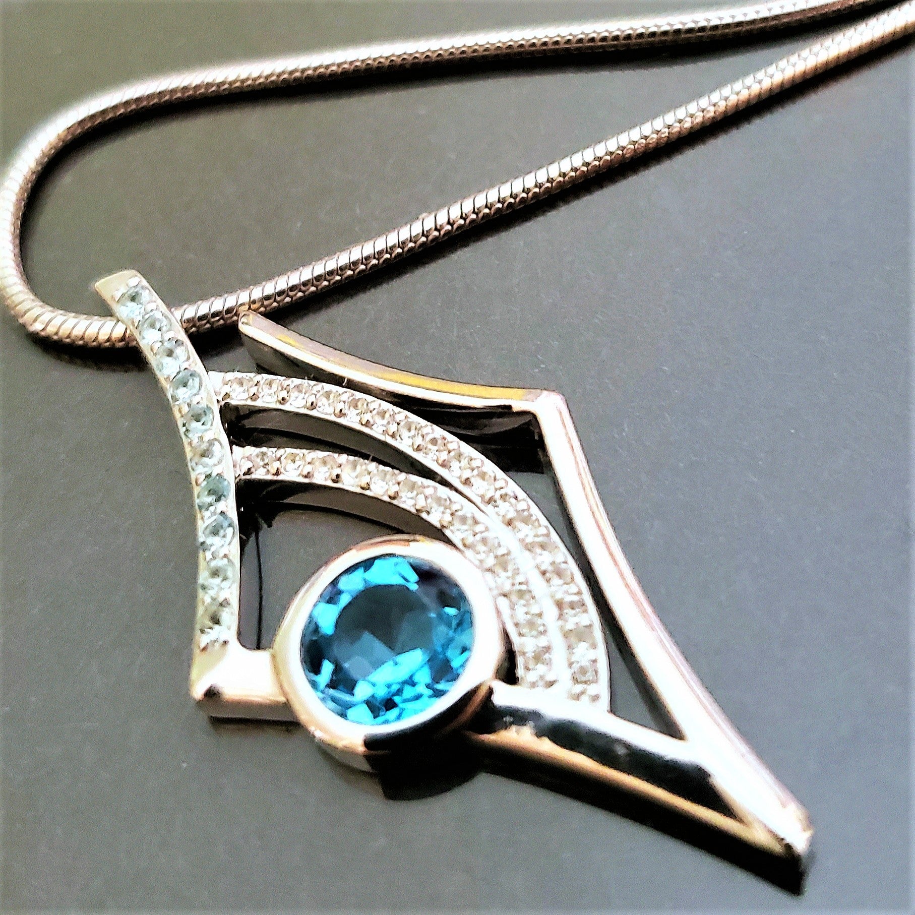 Antares Origins Pendant - Blue Topaz