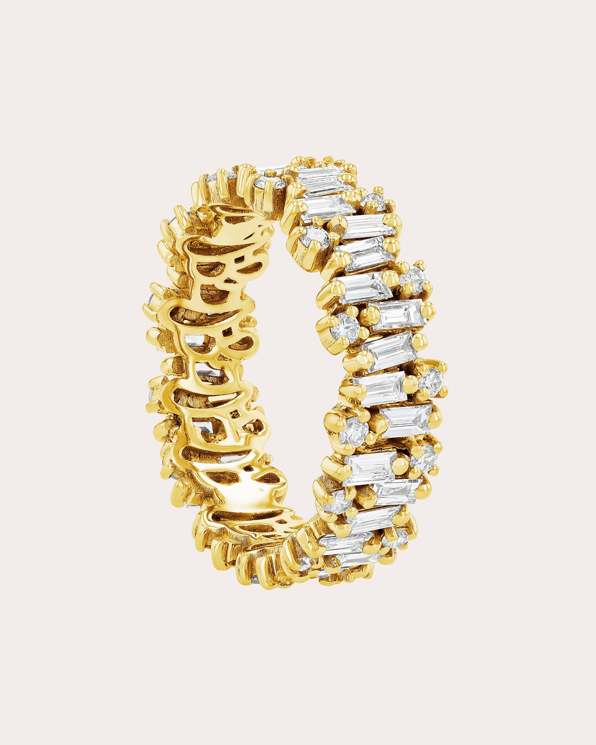 Shimmer Alaia 18K Gold Diamond Ring