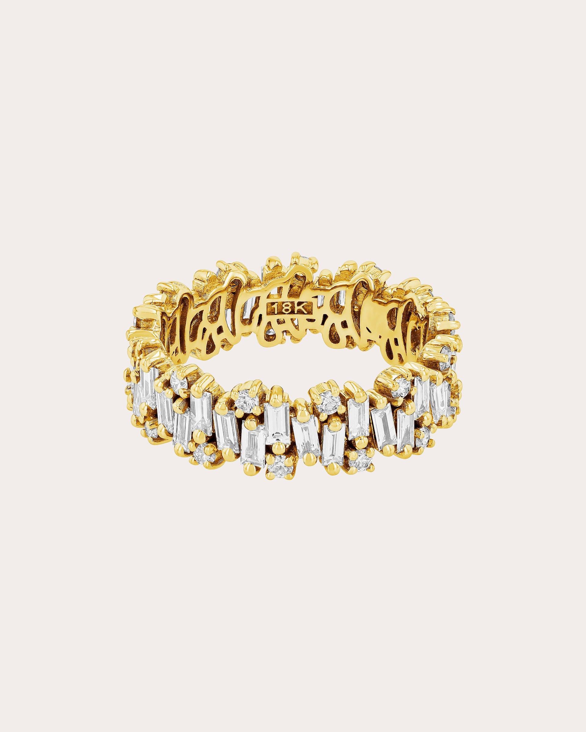 Shimmer Alaia 18K Gold Diamond Ring