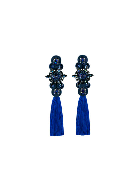 electric-blue-tassel-earrings-with-spiked-star-flowers