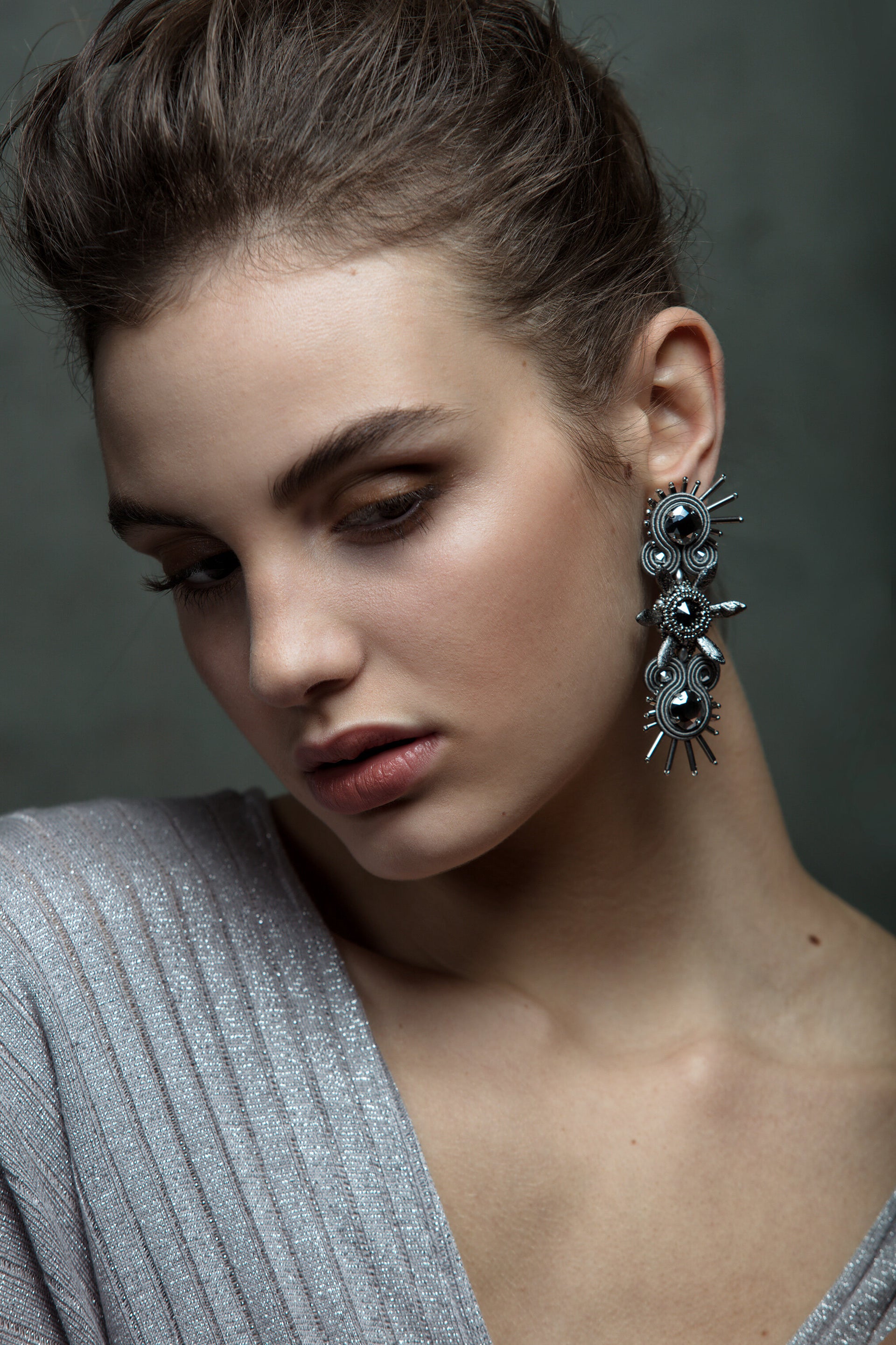 spiked-silver-earrings