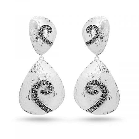 ganda-hammered-silver-earrings