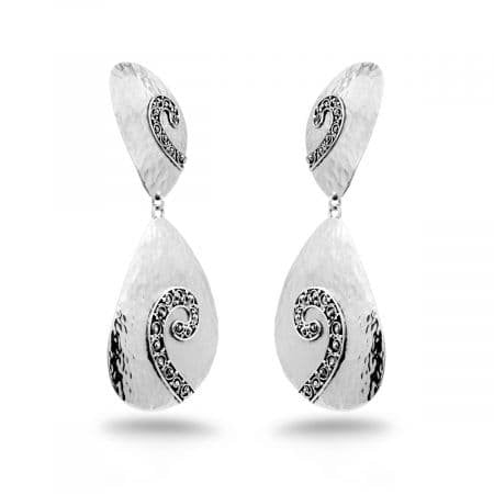 ganda-hammered-silver-earrings