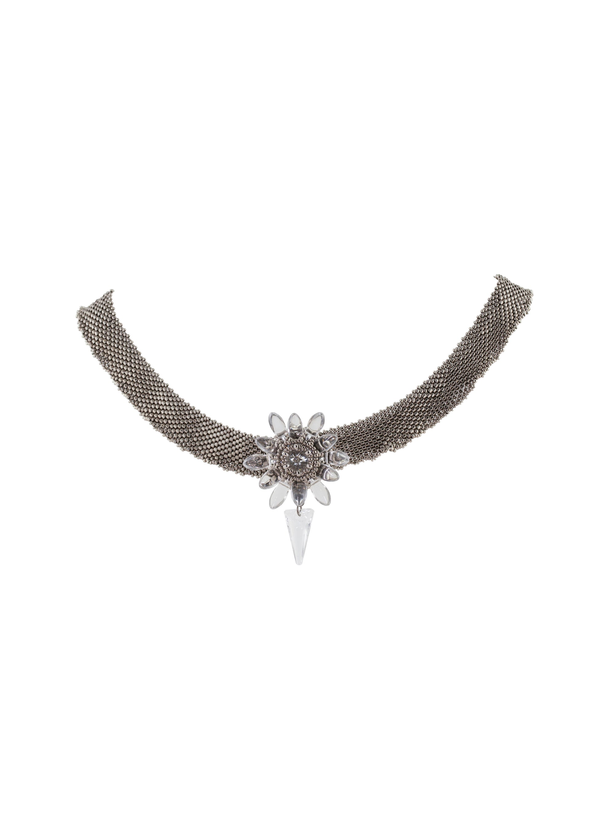 beaded-collar-necklace-with-a-spiked-flower