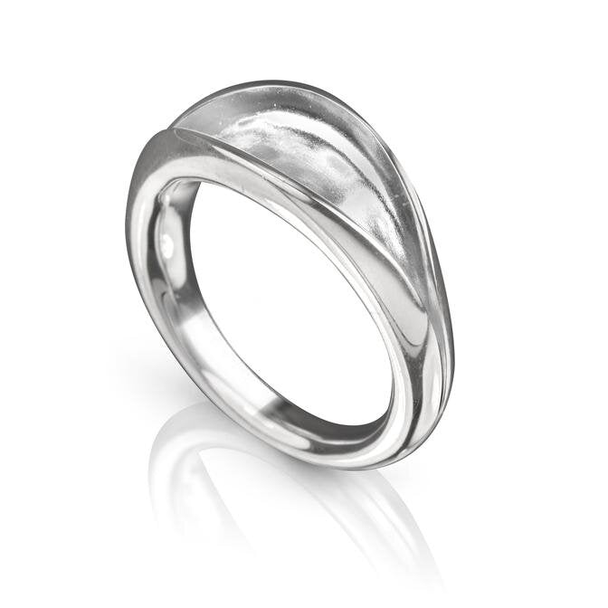 flourish-ring-silver-black