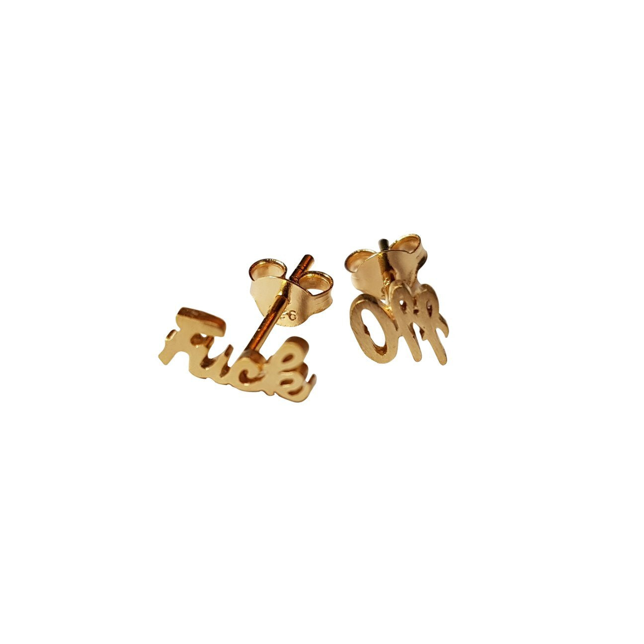 fck-off-stud-earrings-gold