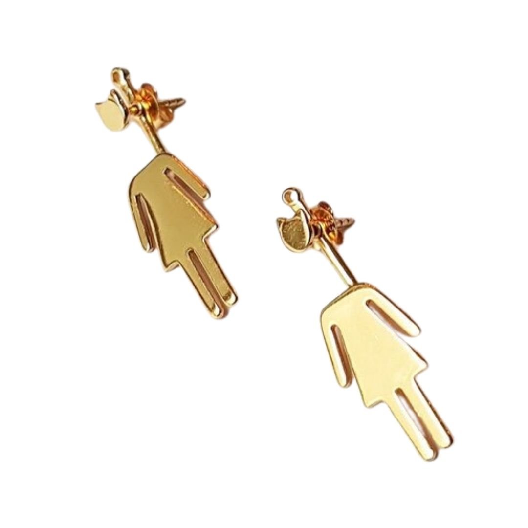 pussy-power-stud-earrings-gold