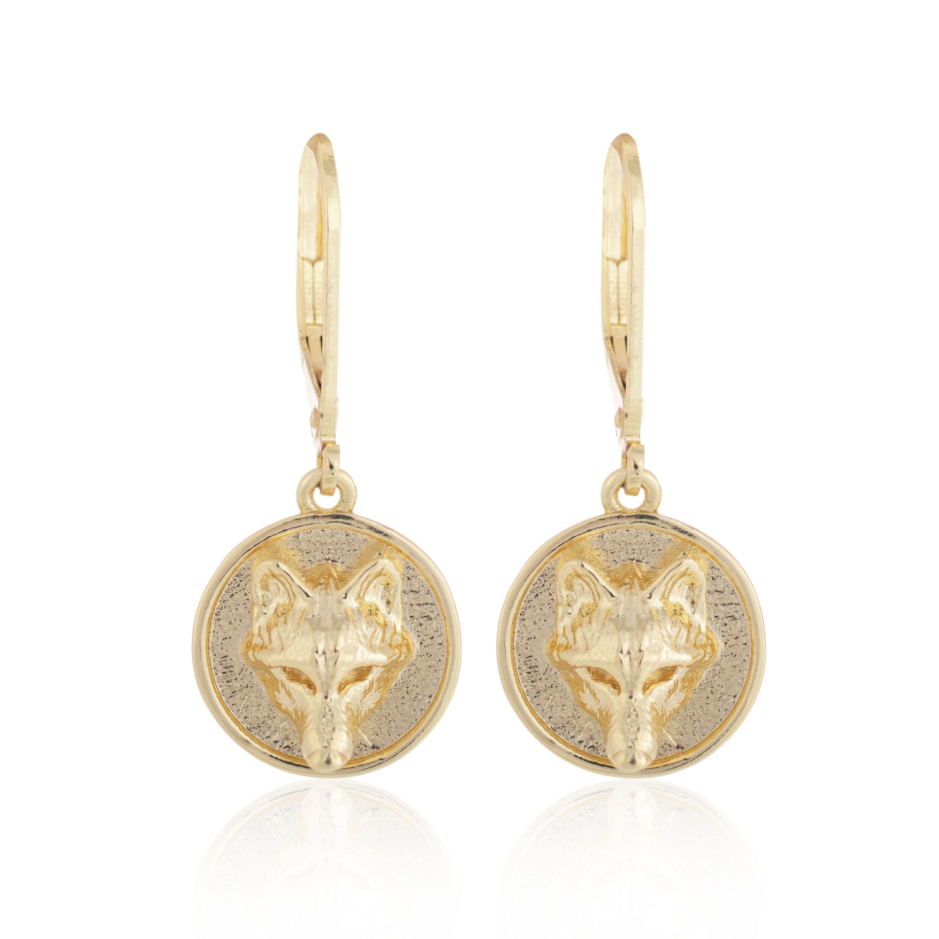 gold-wolf-disc-earrings