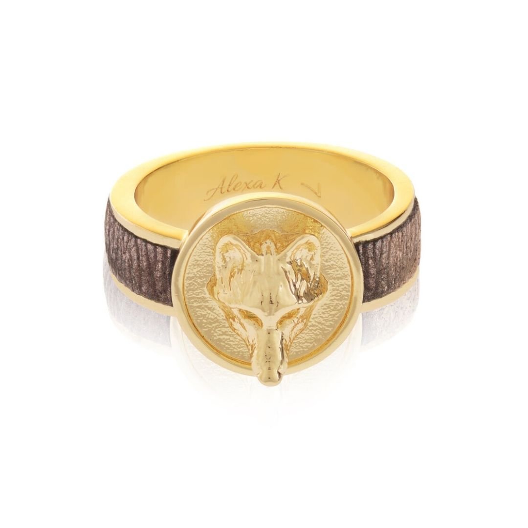 gold-small-wolf-ring-with-leather-inlay