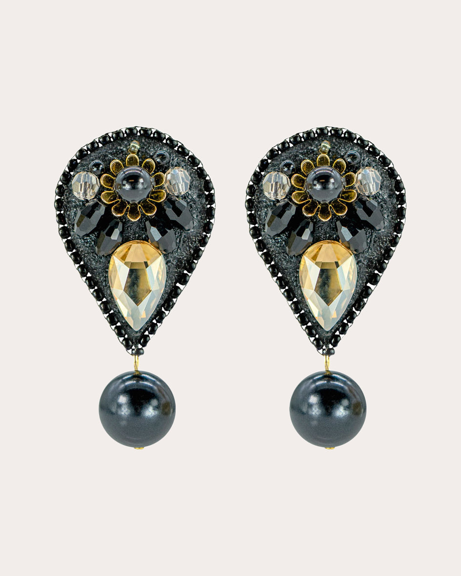 Bright Midnight Chloë Drop Earrings