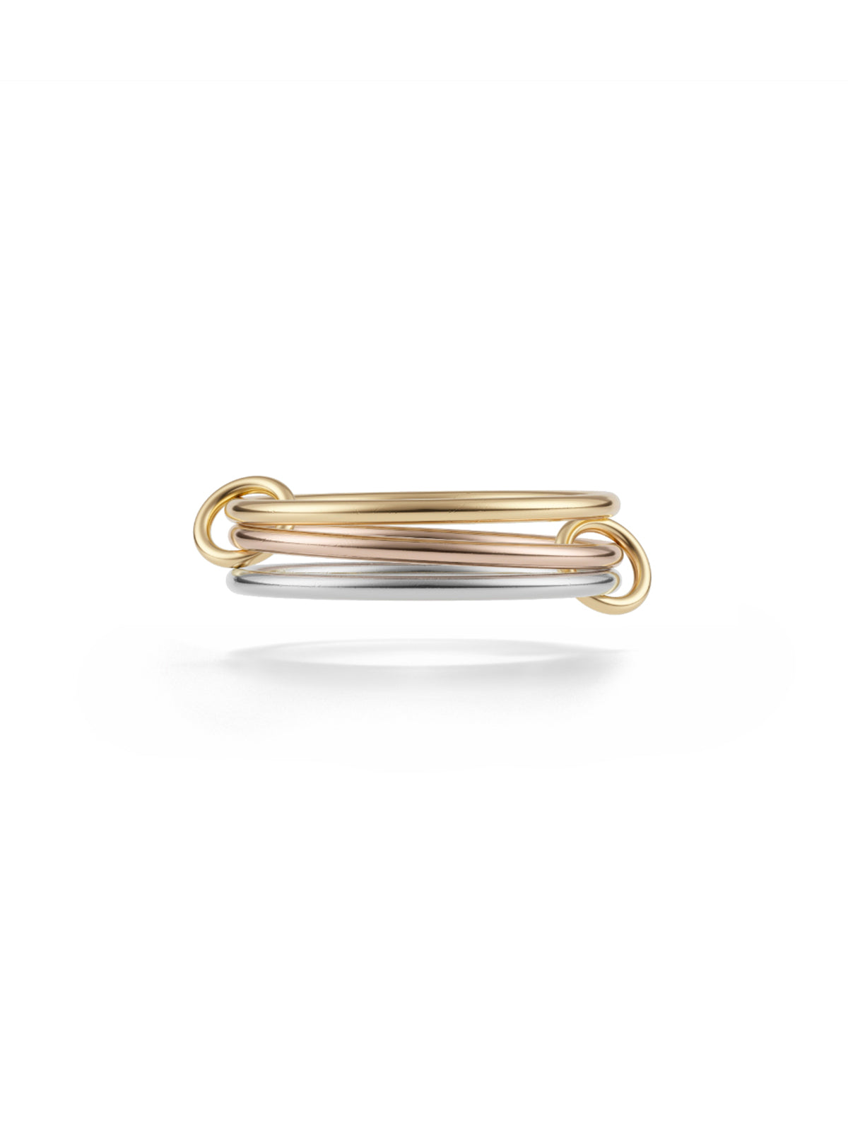 Cyllene MX White, Yellow, and Rose Gold Ring