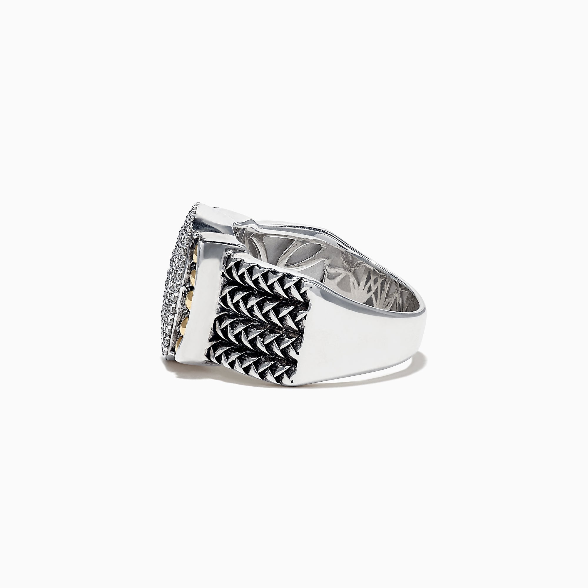 effy-925-sterling-silver-and-18k-yellow-gold-diamond-ring-0-39-tcw