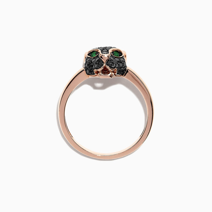 effy-signature-14k-rose-gold-black-diamond-tsavorite-mini-ring-0-46-tcw