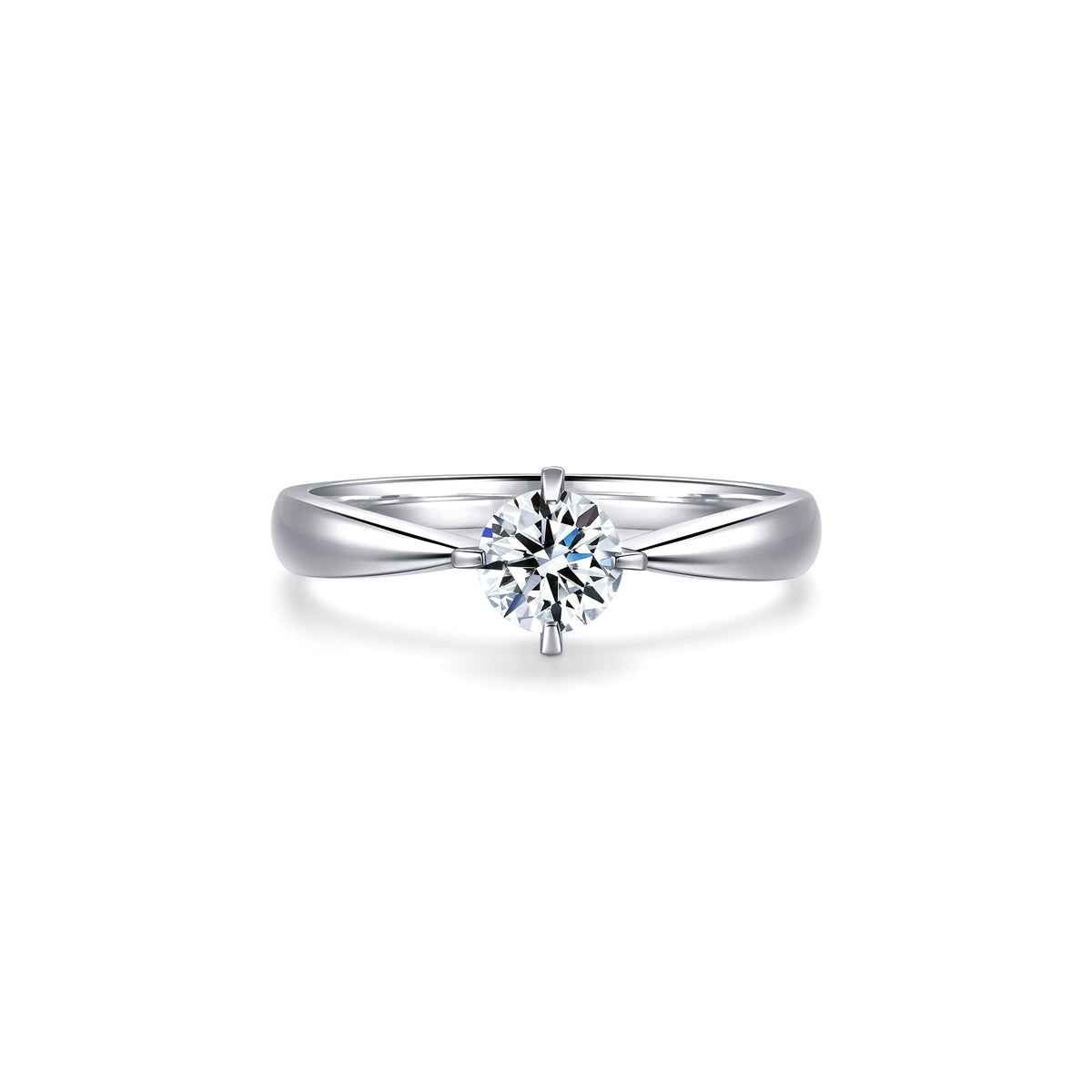 As One' 18K White Gold Diamond Ring