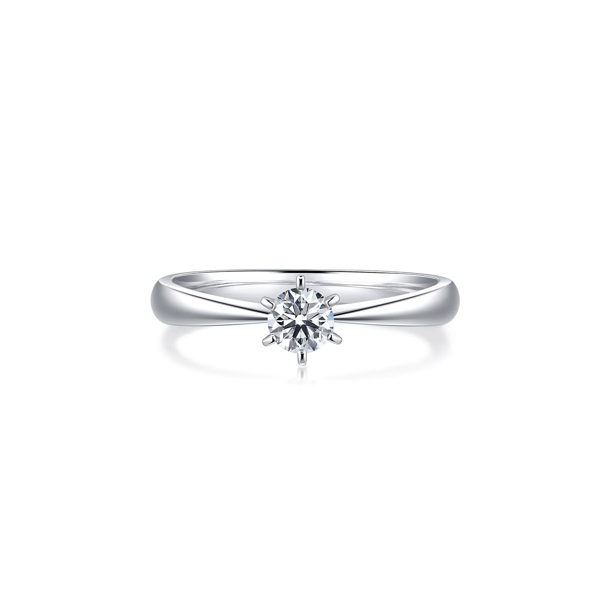 As One' 18K White Gold Diamond Ring