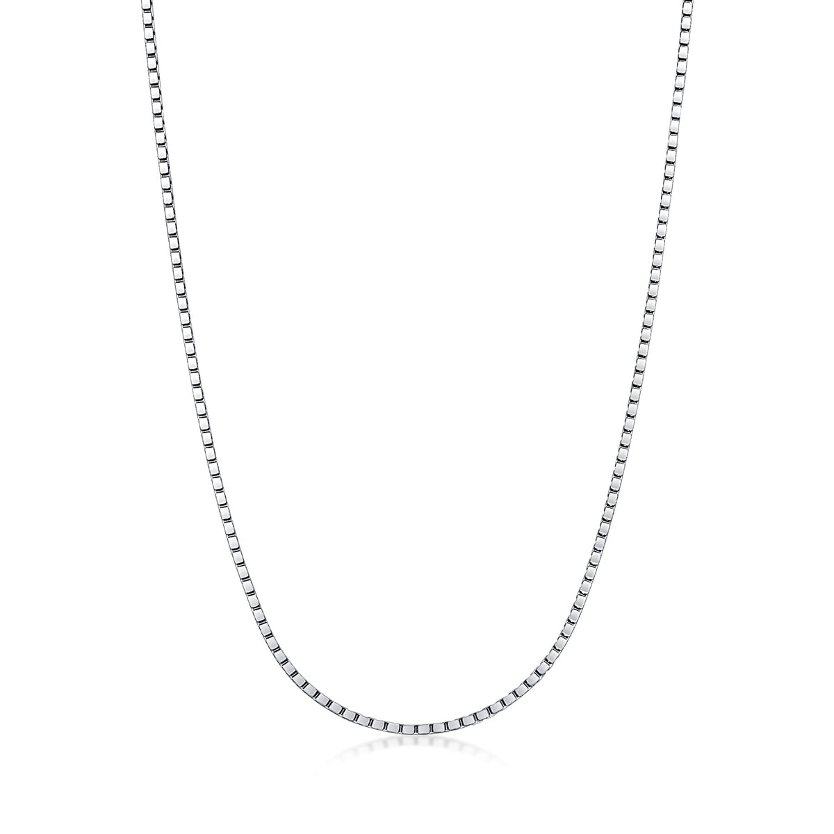 18K Yellow Gold Box Chain Necklace