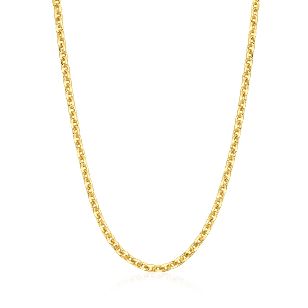 999.9 Gold Anchor Chain Necklace