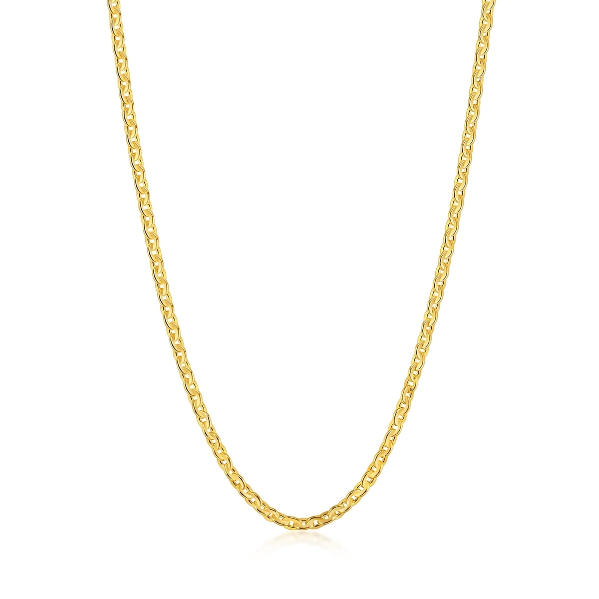 999.9 Gold Cable Chain Necklace