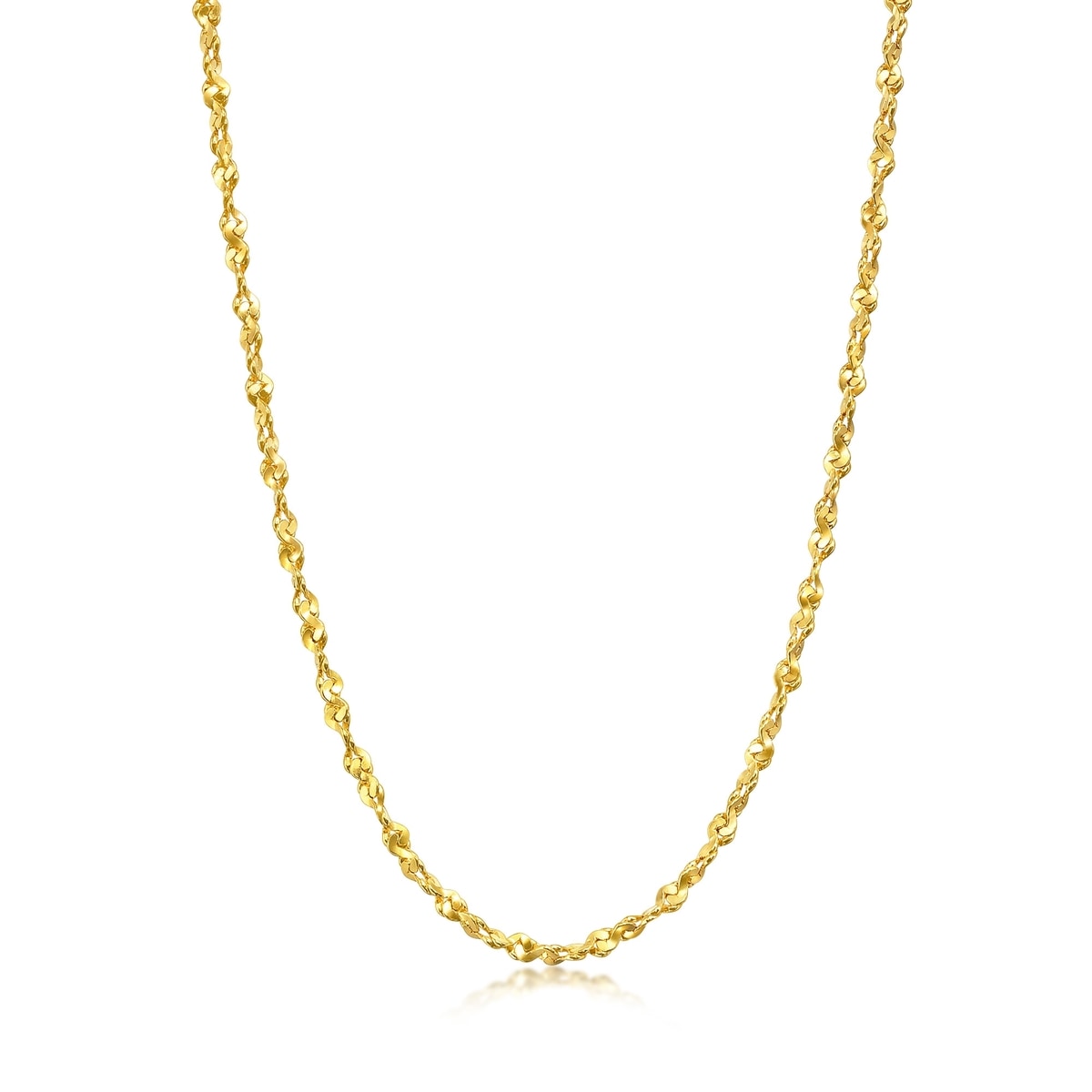 999.9 Gold Anchor Chain Necklace