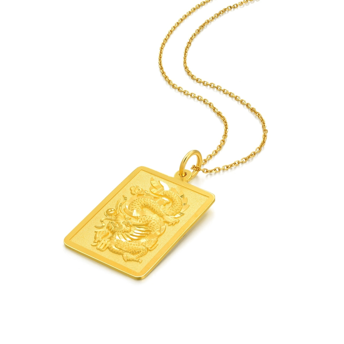 999.9 Gold Dragon Pendant