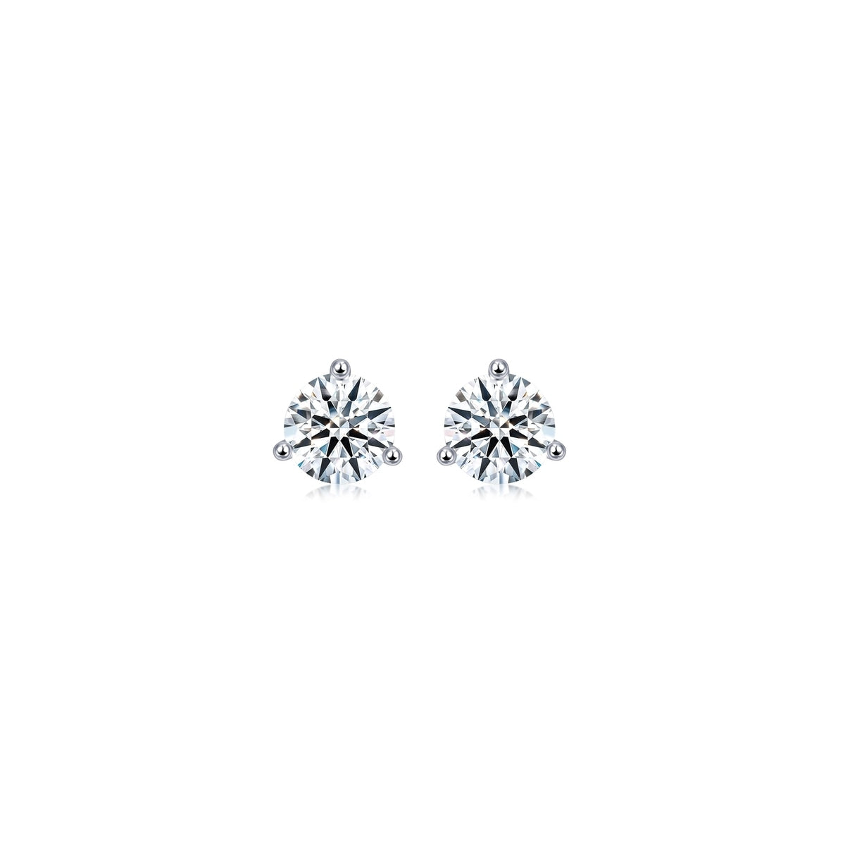 Project Diamond Jewellery' 18K White Gold Diamond Earrings