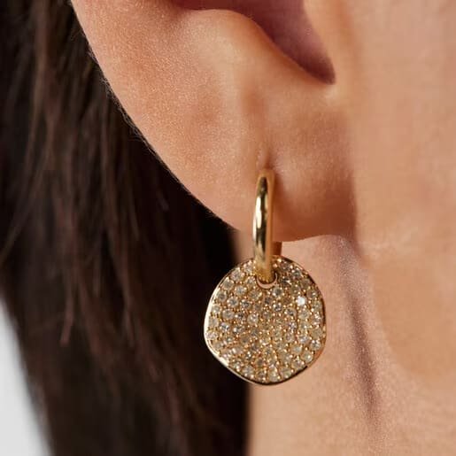 short-gold-nenufar-earrings