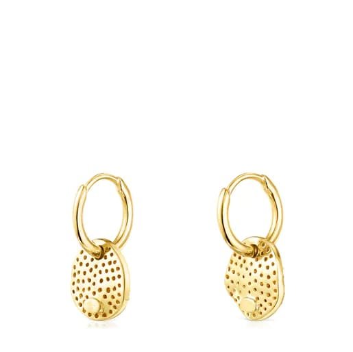 short-gold-nenufar-earrings