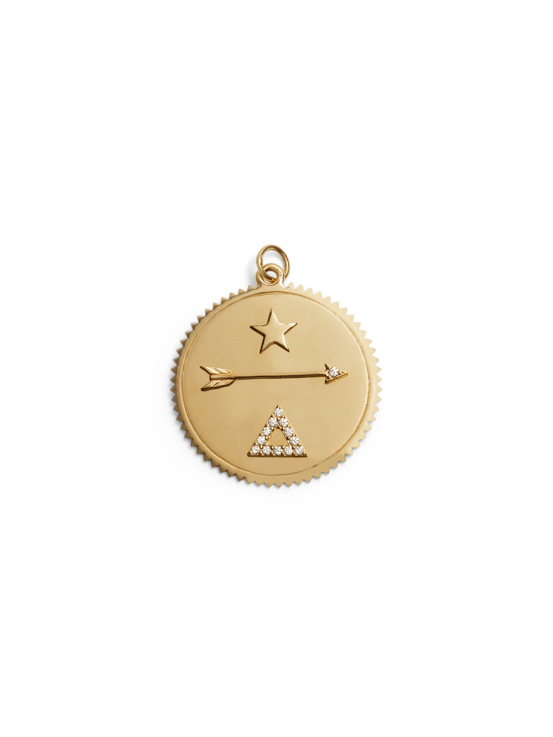 Baby Dream Yellow Gold Medallion Charm