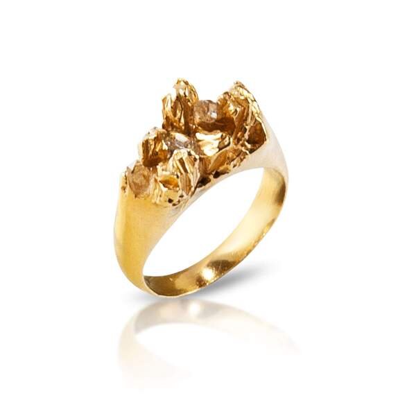 under-earth-half-texture-ring-gold