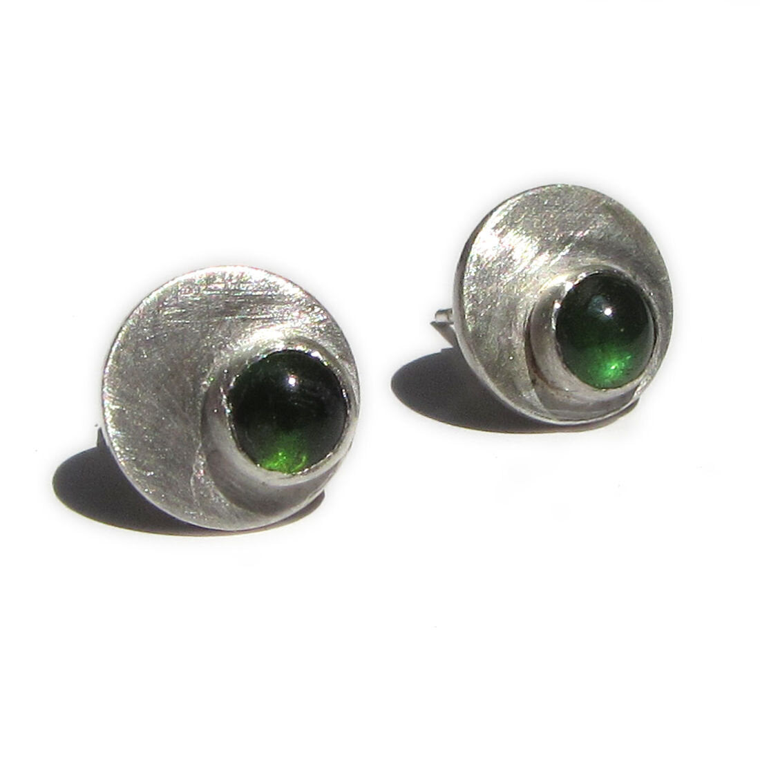 green-tourmaline-dotty-spot-round-stud-earrings