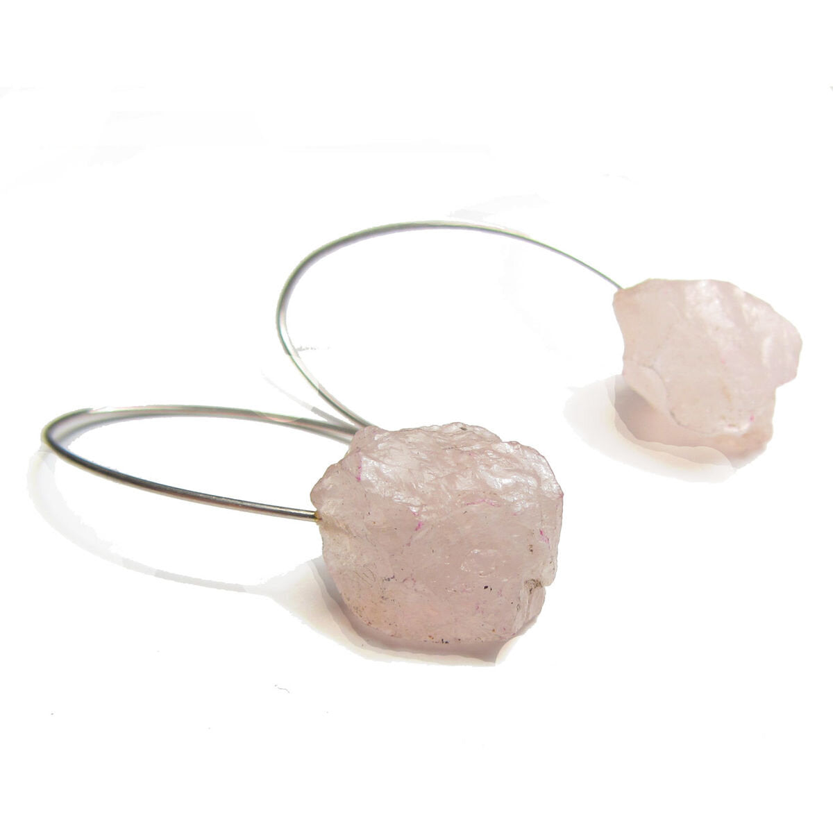 rose-quartz-nuggets-earrings