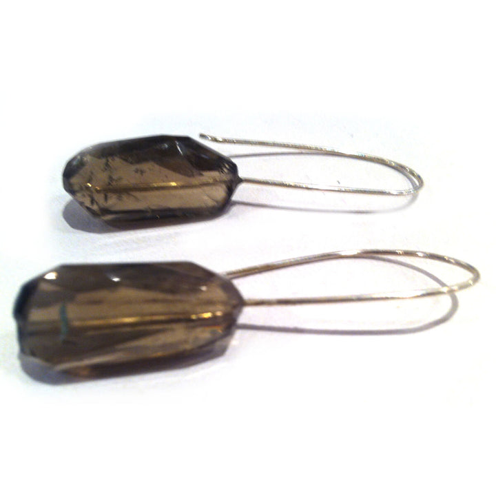 smoky-quartz-nuggets-earrings