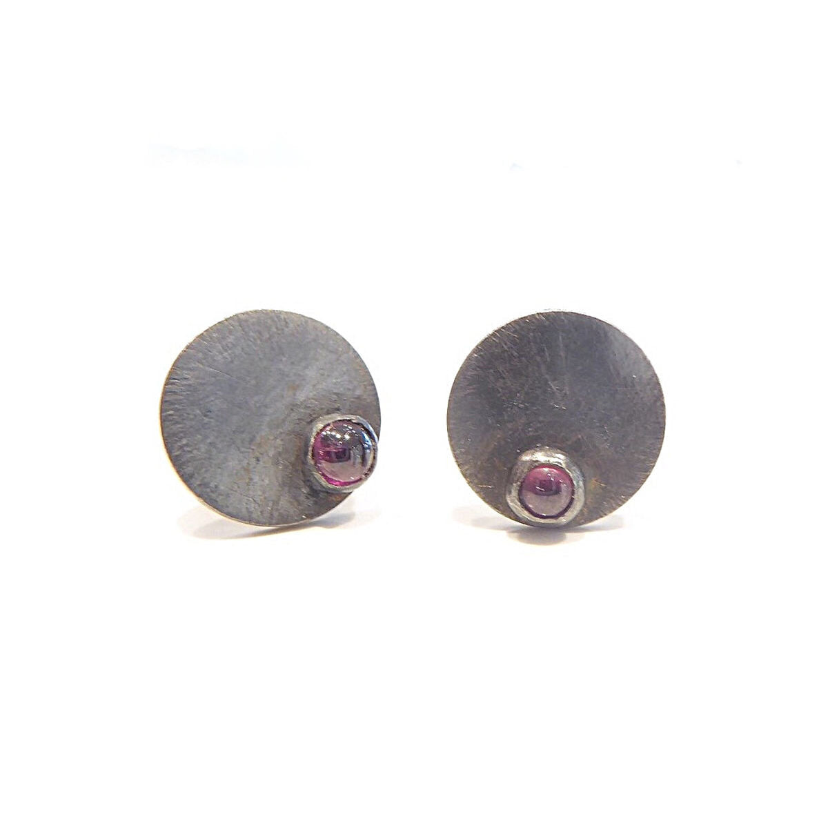 oxidised-red-garnet-dotty-stud-earrings