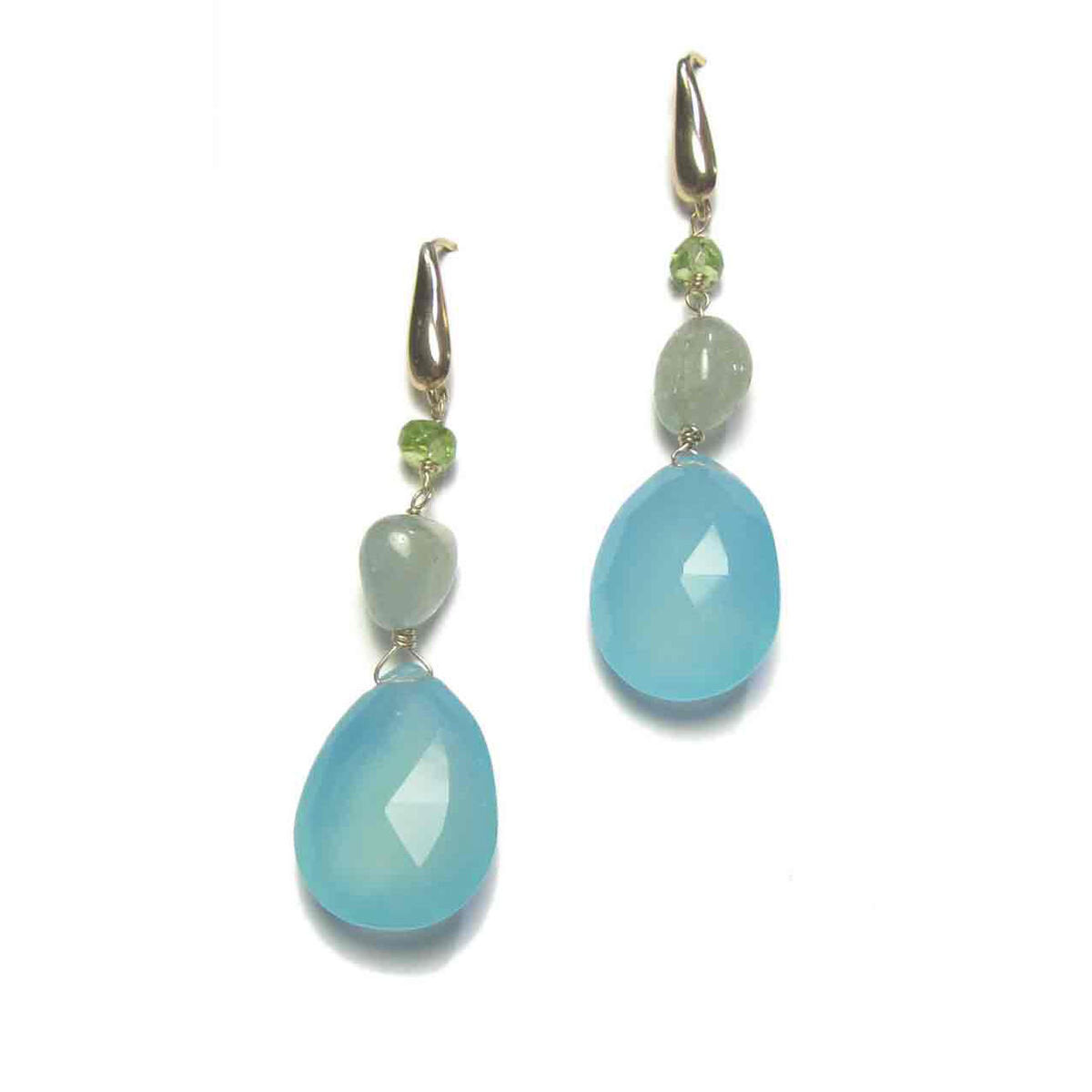 aquamarine-sapphire-chalcedony-earrings