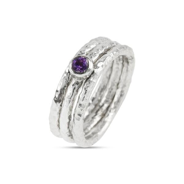 silver-stacking-rings-with-amethyst