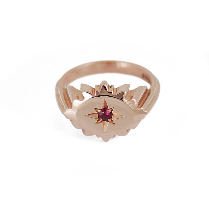 fleur-signet-ring